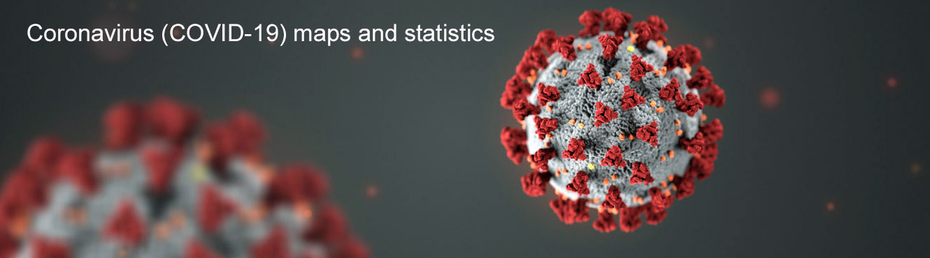 Online interactive map of the distribution of Coronavirus in the USA and World