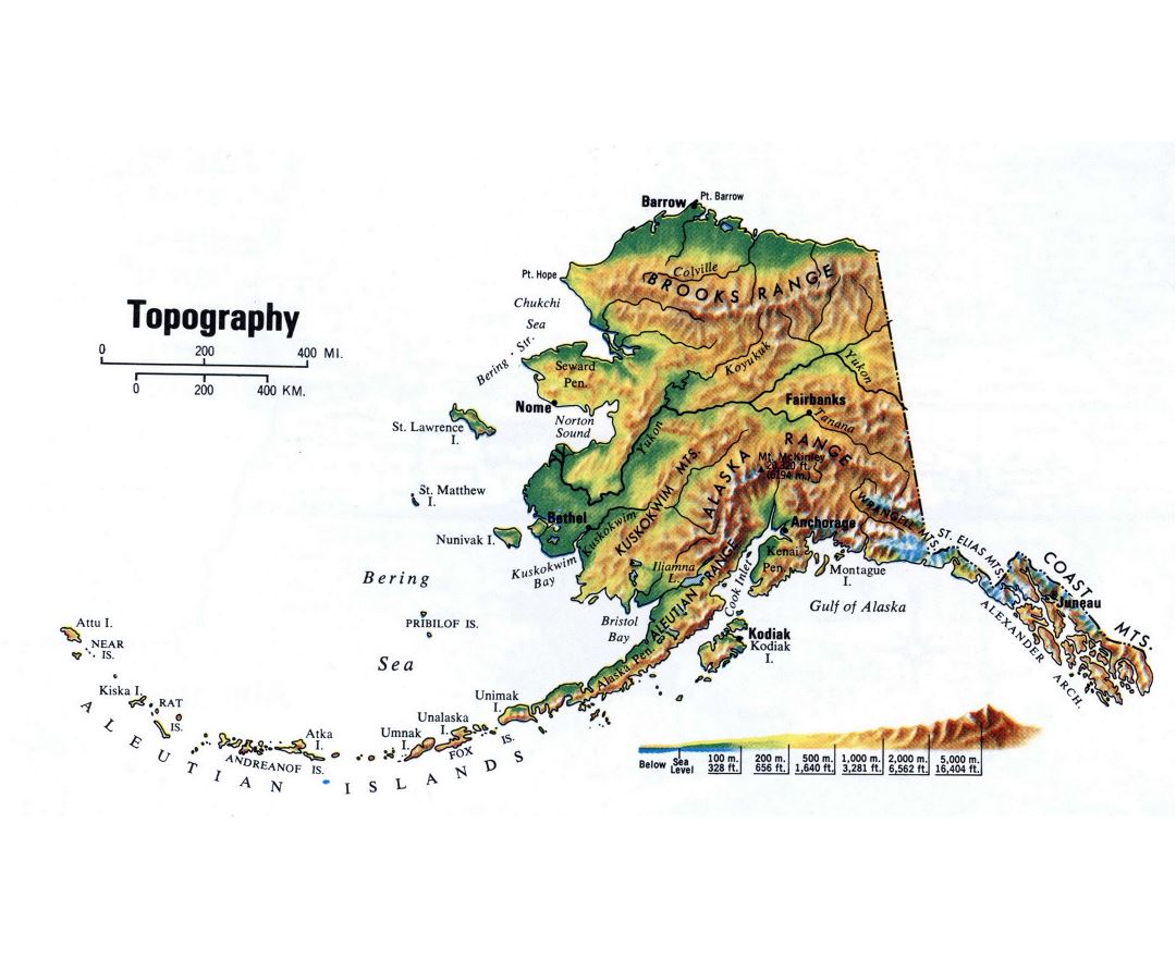 Maps of Alaska | Collection of maps of Alaska state | USA | Maps of the ...