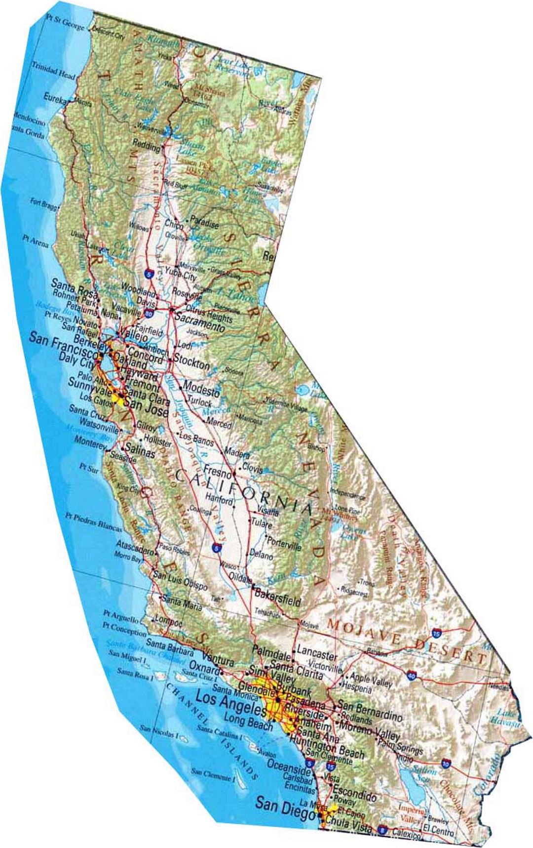 Map of California