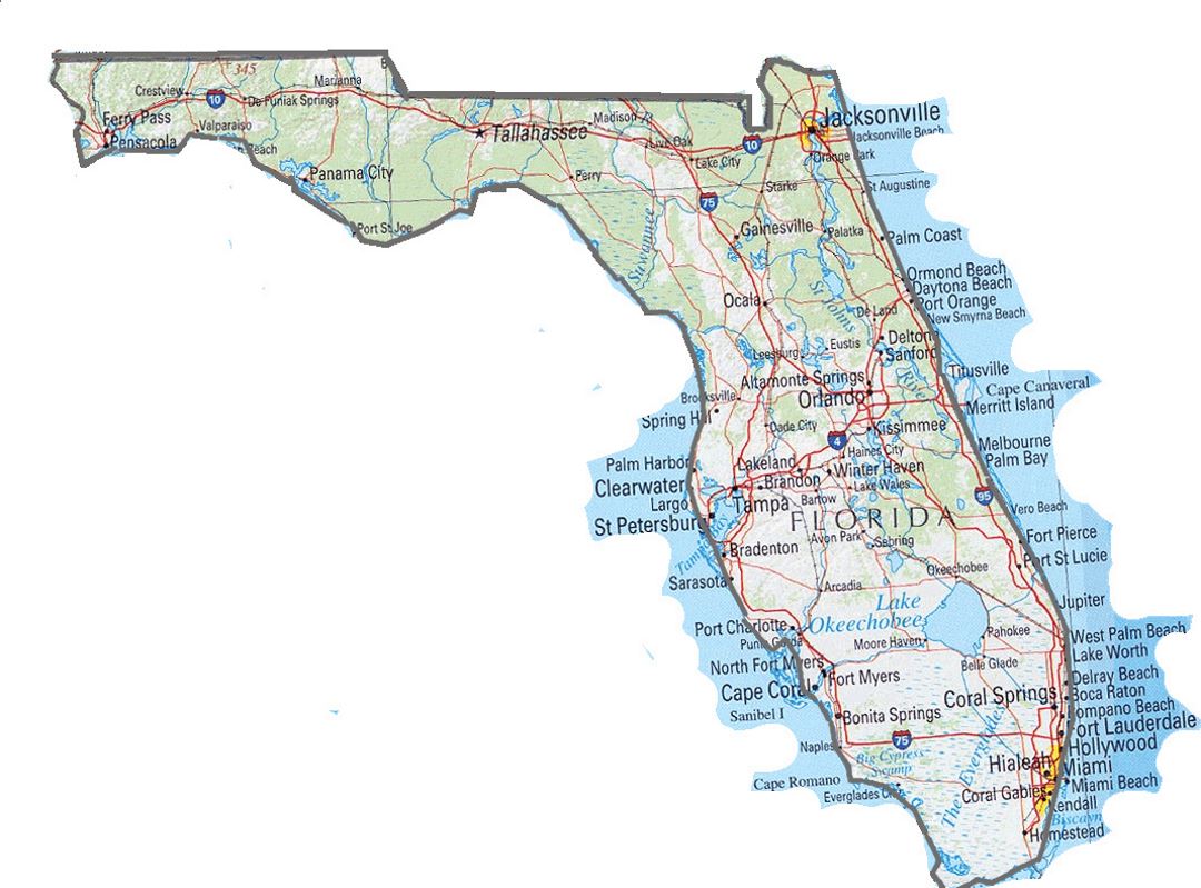 Florida State Map Florida State Usa Maps Of The Usa Maps