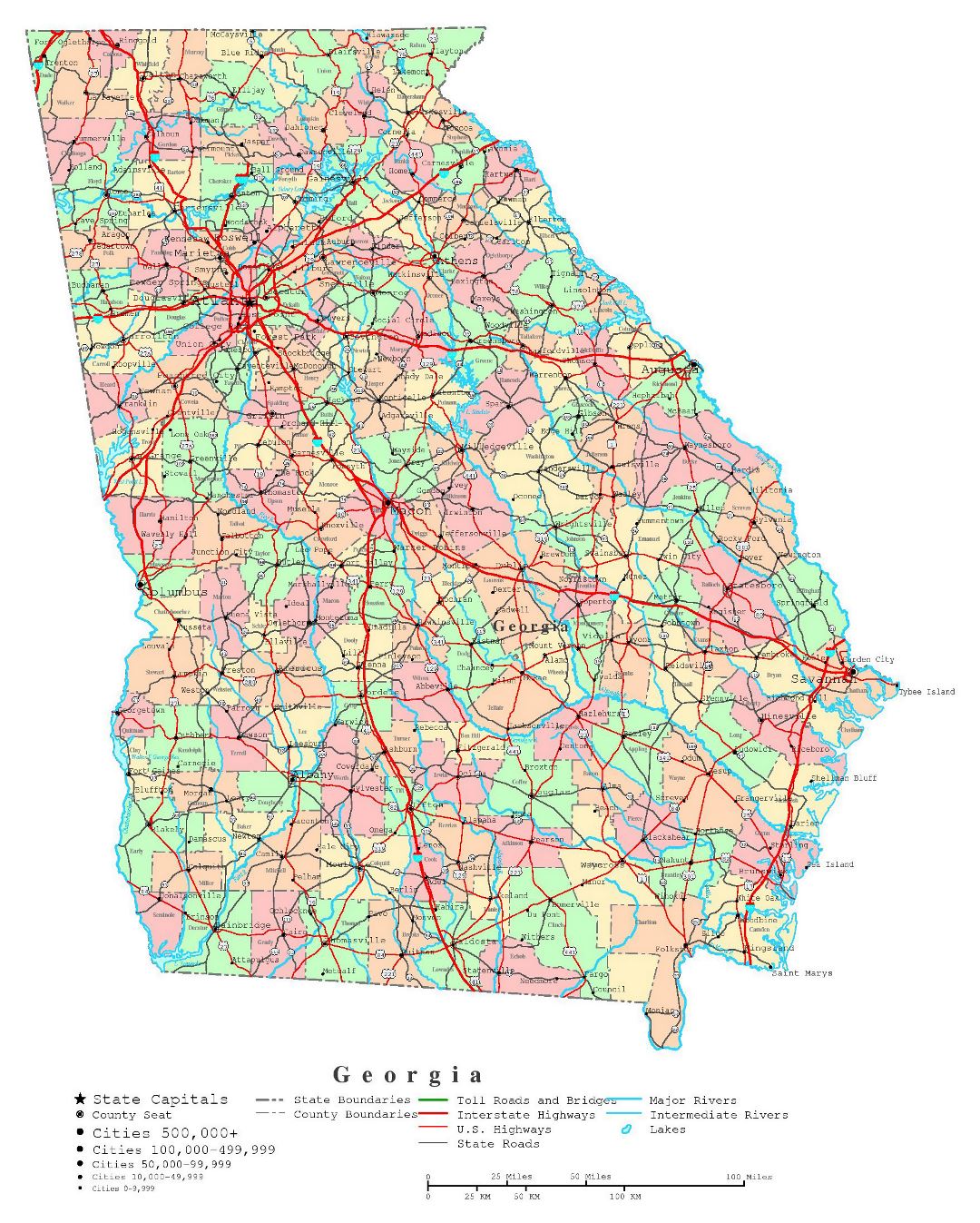 Printable Road Map Of