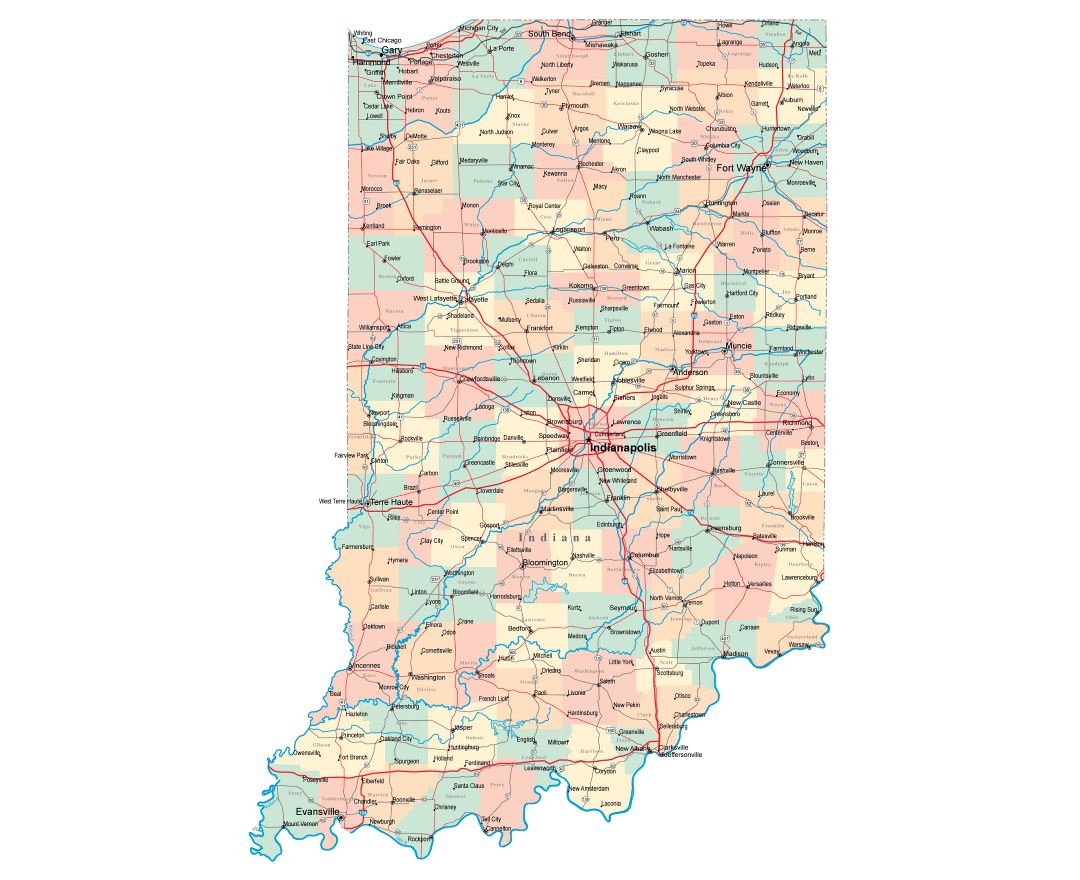 printable driving map of midwest