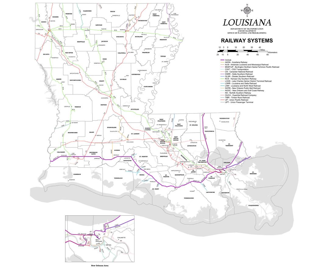 Louisiana Map – 50states