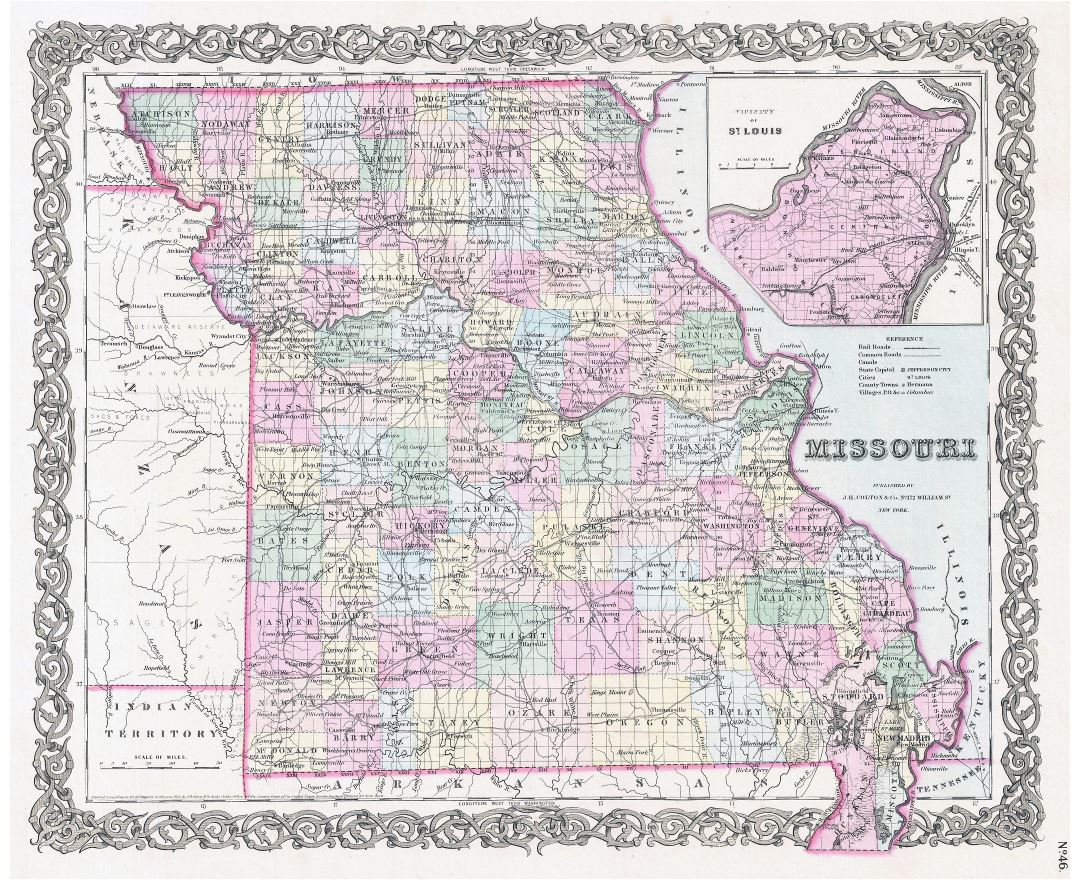 Maps of Missouri Collection of maps of Missouri state USA Maps of the USA Maps