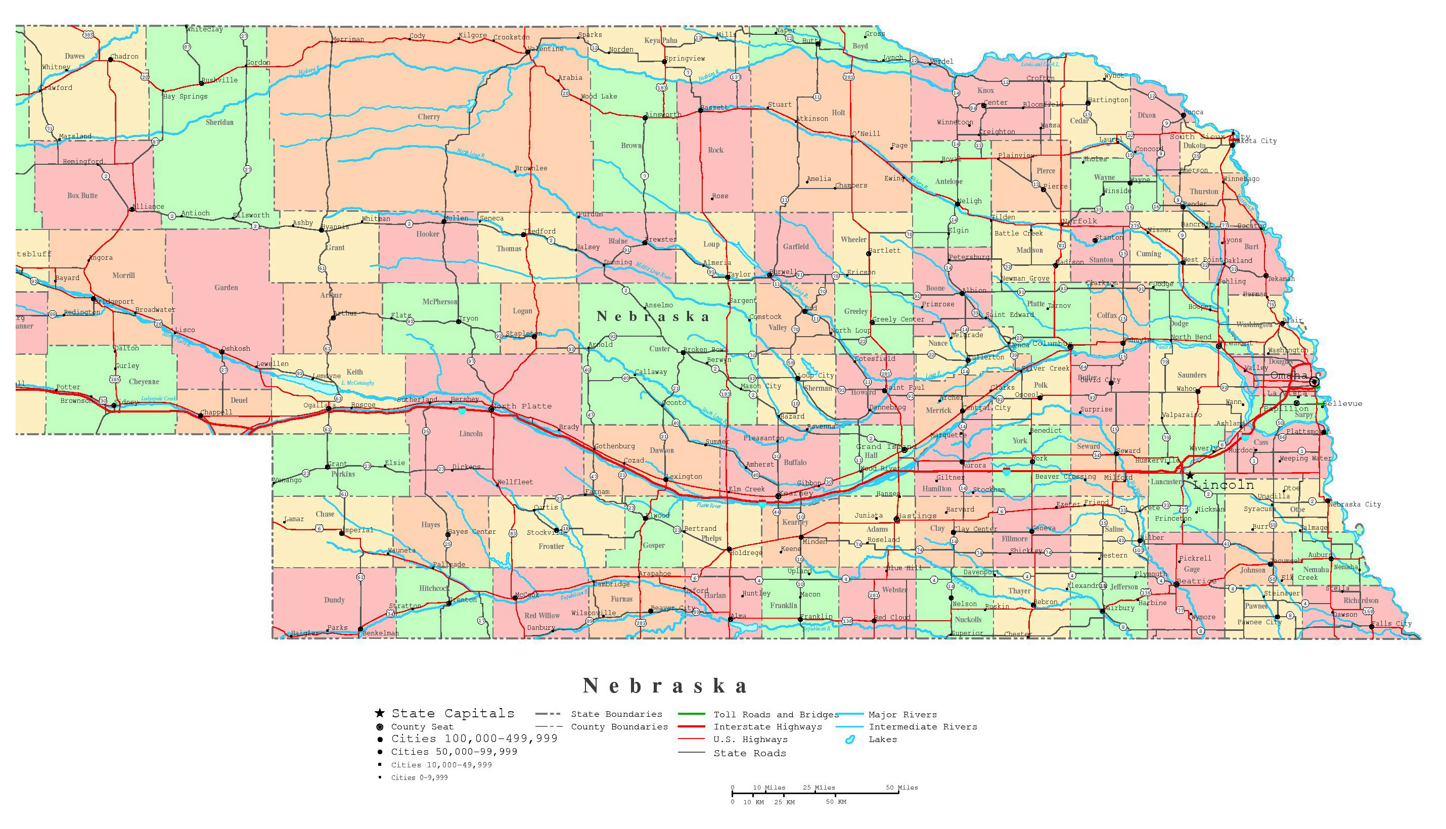 Major Cities In Nebraska Major Cities In Nebraska