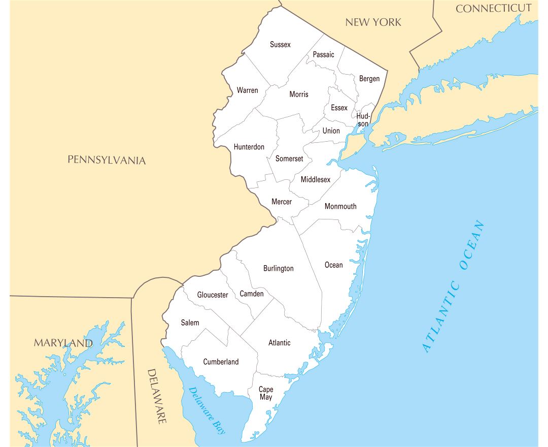 how big is new jersey