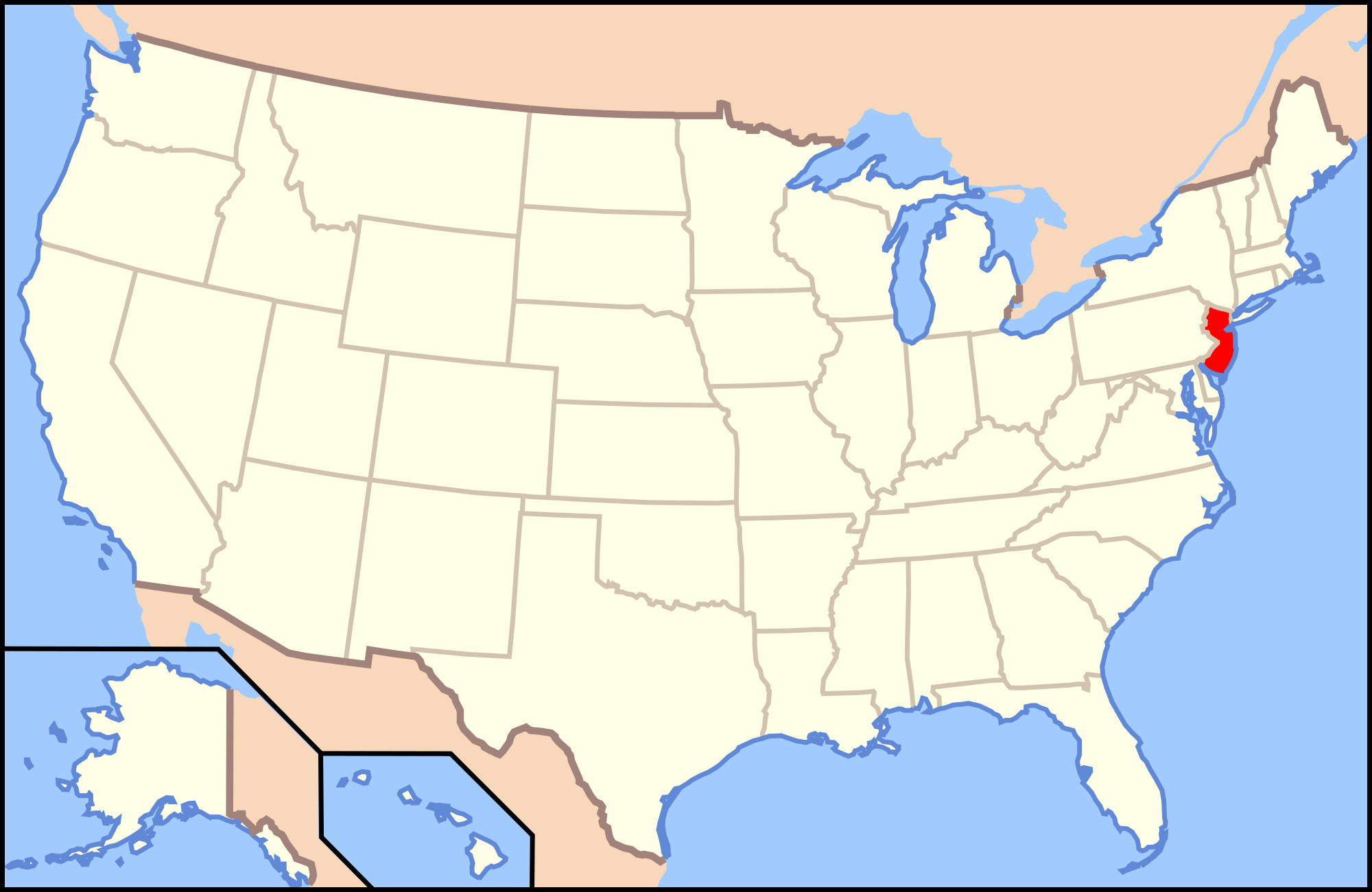 how big is new jersey state