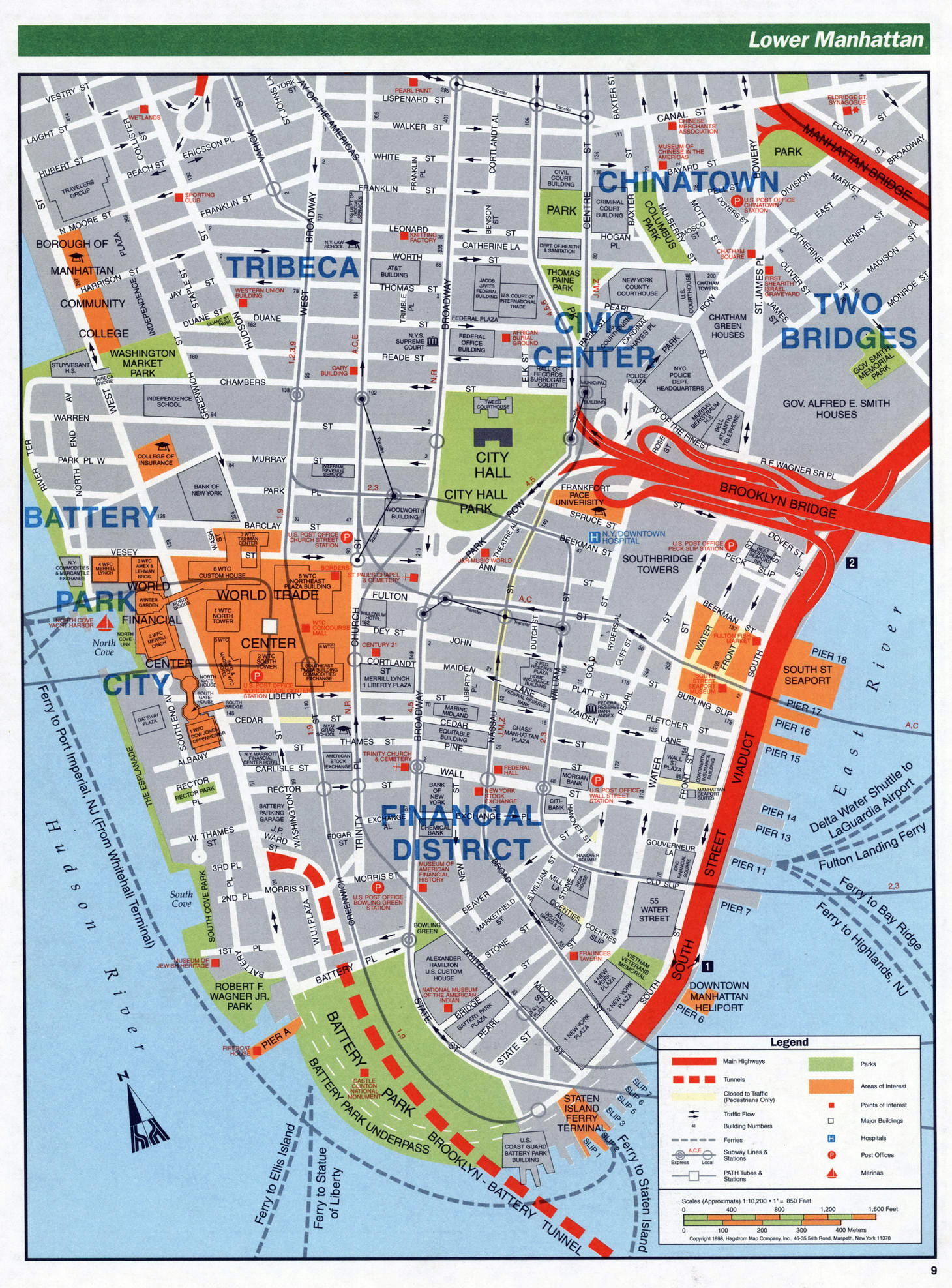 Printable Street Maps Of Manhattan