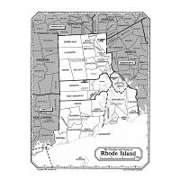 Large Detailed Map Of Rhode Island State | Rhode Island State | Usa | Maps  Of The Usa | Maps Collection Of The United States Of America